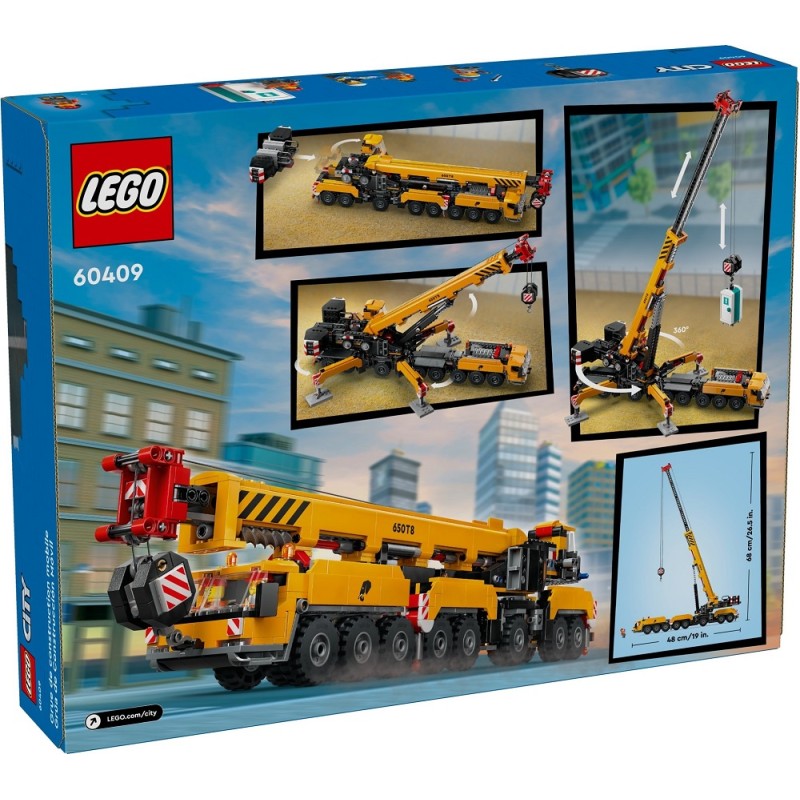 60409 Lego City Желтый мобильный строительный кран