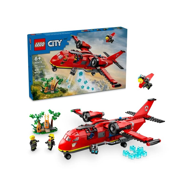 60413 Lego City Пожарно-спасательный самолет