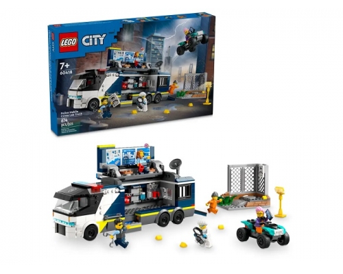 60418 Lego City Полицейский мобильный грузовик для криминальной лаборатории