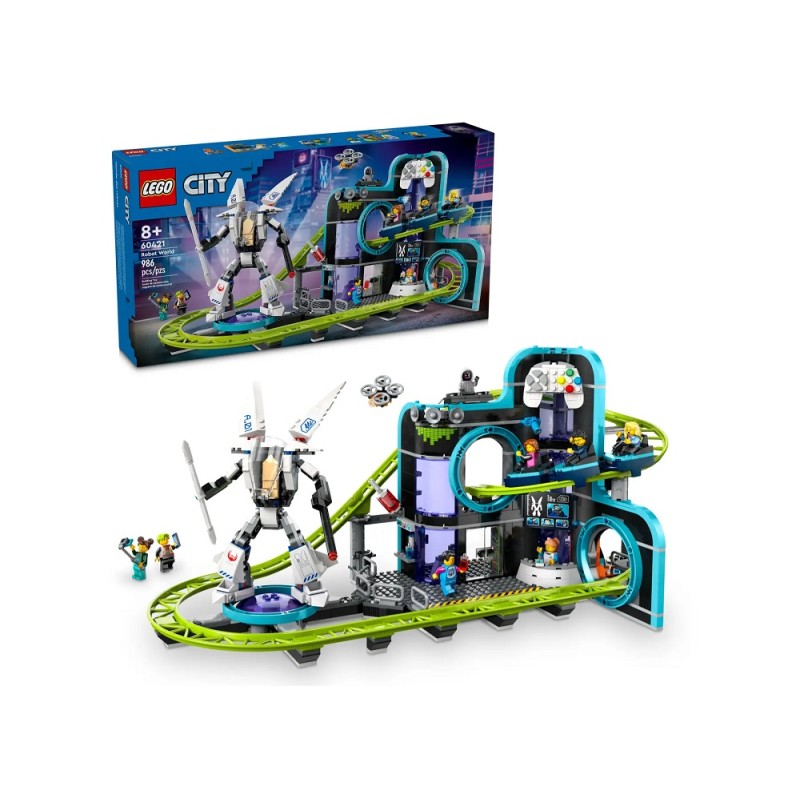 60421 Lego City Парк американских горок «Мир роботов»