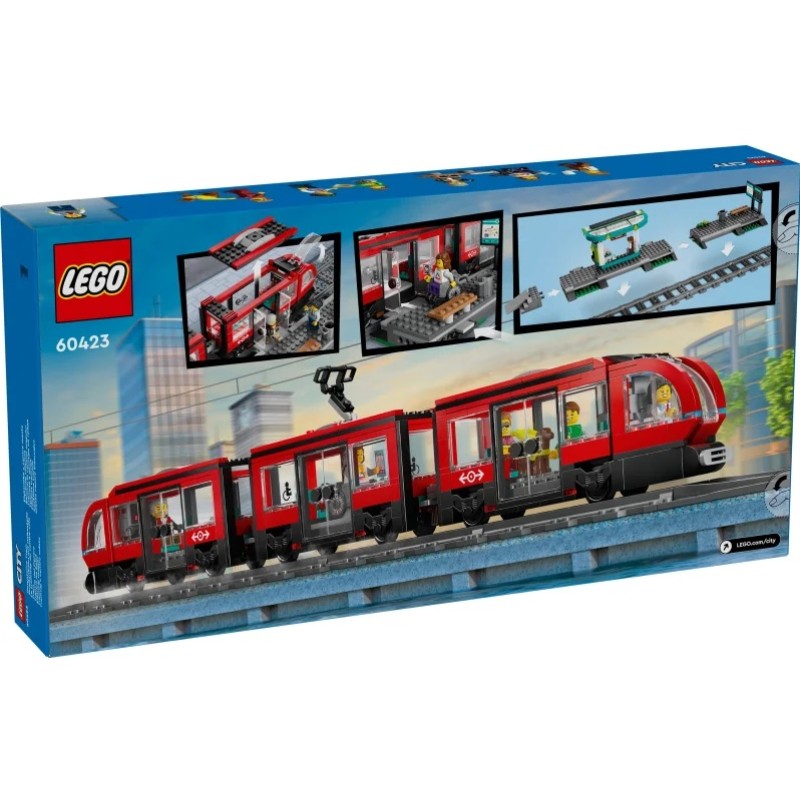 60423 Lego City Городской трамвай со станцией