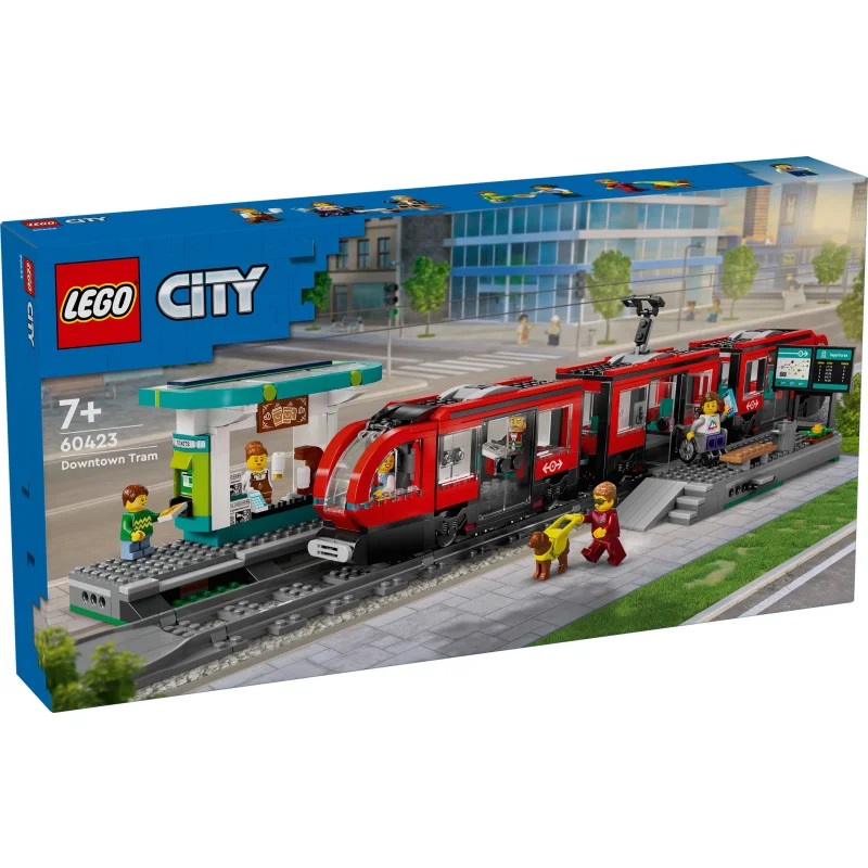 60423 Lego City Городской трамвай со станцией