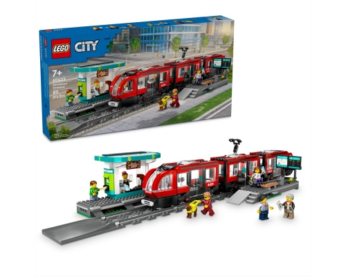 60423 Lego City Городской трамвай со станцией