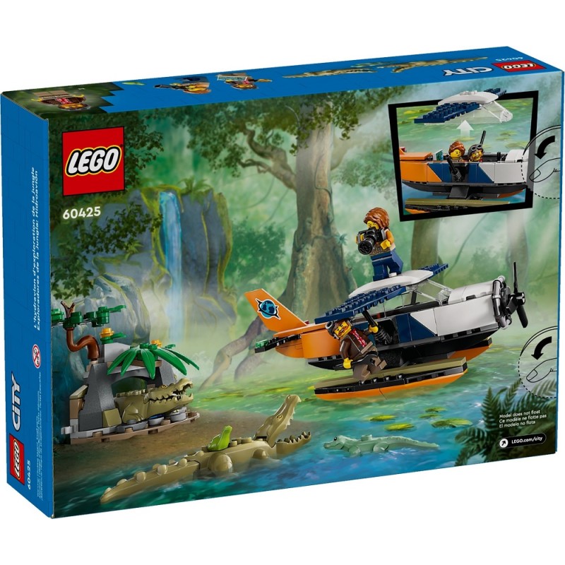 60425 Lego City Водный самолет «Исследователь джунглей»