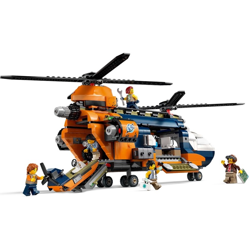 60437 Lego City Вертолет «Исследователь джунглей» в базовом лагере