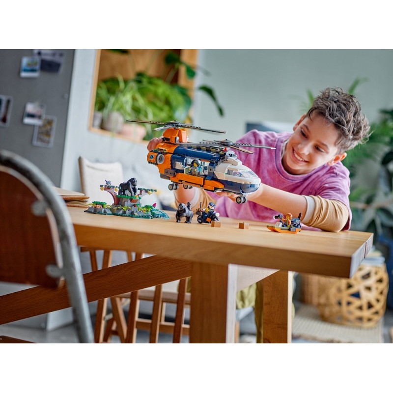 60437 Lego City Вертолет «Исследователь джунглей» в базовом лагере