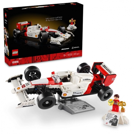 LEGO Icons 10330 McLaren MP4/4 и Ayrton Senna