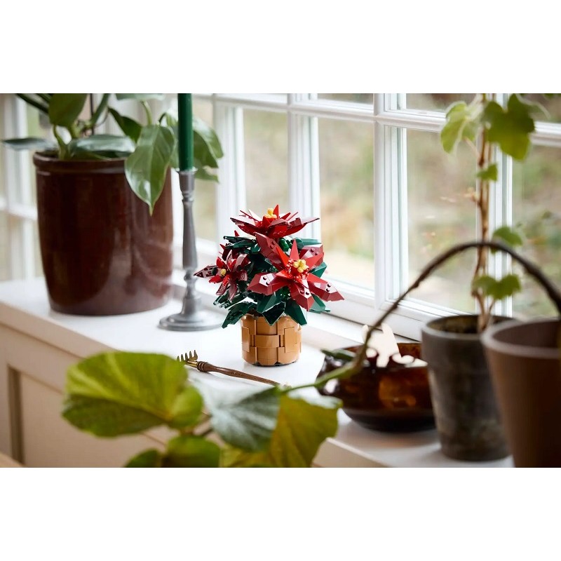 10370 Lego Icons Пуансеттия