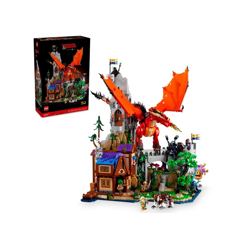 21348 Lego Ideas Подземелья и драконы: Сказка Красного Дракона