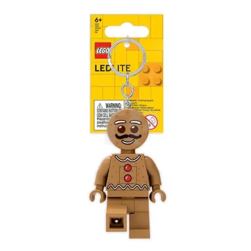 Брелок LEGO с фонариком - Пряничный человек