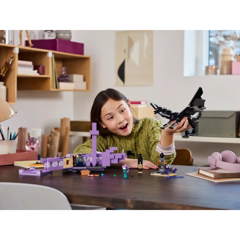 21264 Lego Minecraft Эндер-дракон и корабль Эндера