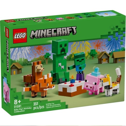 21281 Lego Minecraft День рождения Пятачка