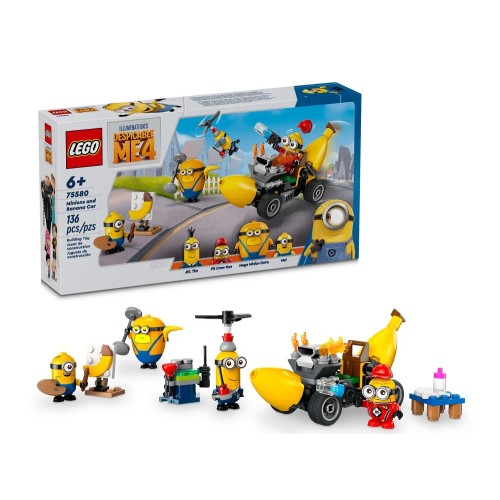 75580 LEGO Despicable Me 4 Миньоны и тележка с бананами