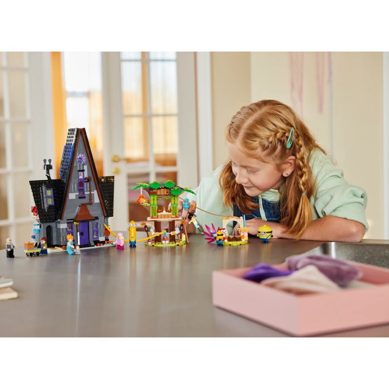 75583 LEGO Despicable Me 4 Миньоны и семейный особняк Грю