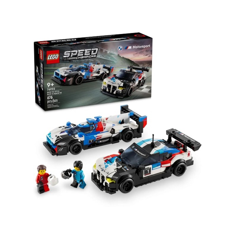76922 LEGO Speed Champions BMW M4 GT3 и BMW M Hybrid V8