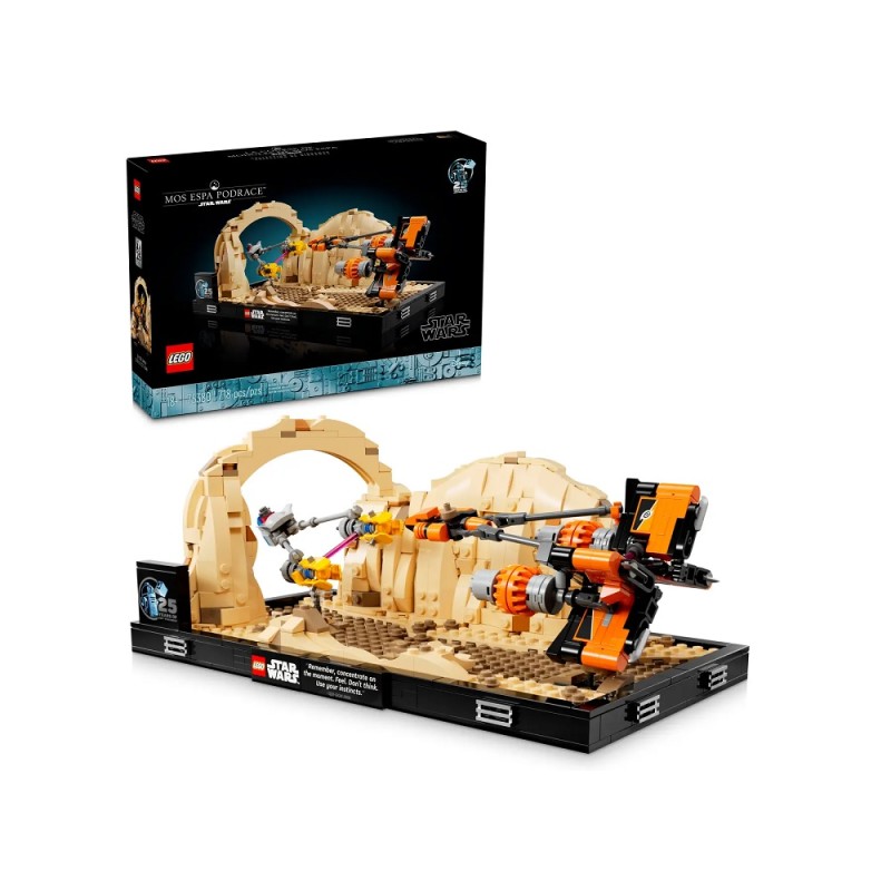 75380 LEGO Star Wars Диорама Mos Espa Podrace