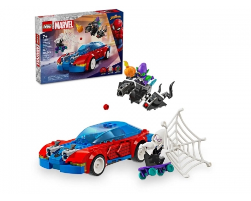 76279 LEGO Super Heroes Гоночная машина Человека-паука и Зеленый гоблин Венома