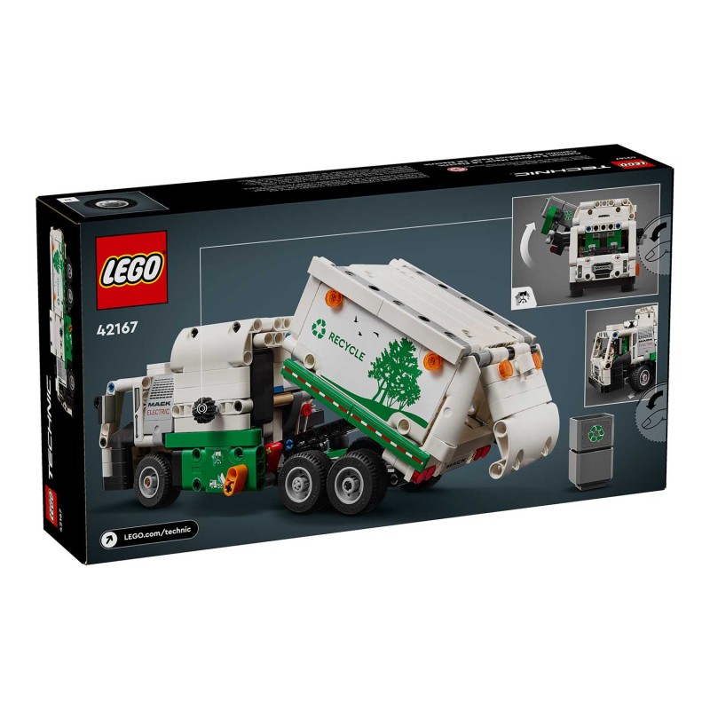 42167 Lego Technic Электрический мусоровоз Mack LR