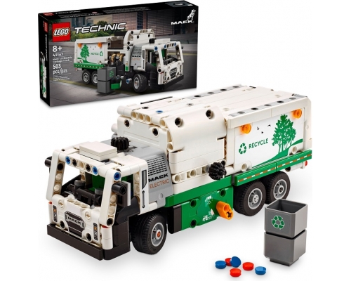 42167 Lego Technic Электрический мусоровоз Mack LR