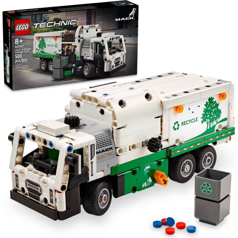 42167 Lego Technic Электрический мусоровоз Mack LR
