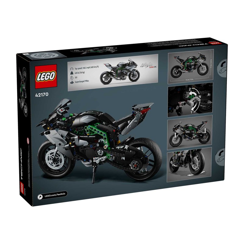42170 Lego Technic Мотоцикл Kawasaki Ninja H2R