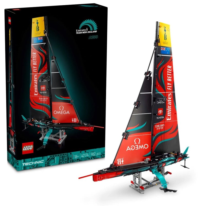 42174 Lego Technic Яхта AC75 команды Emirates Team New Zealand