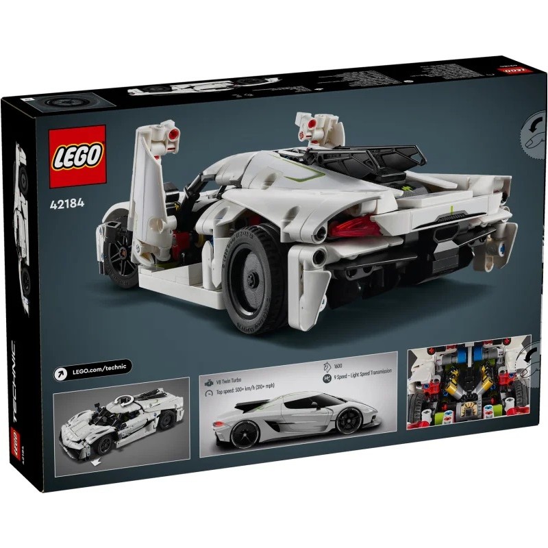 42184 Lego Technic Белый гиперкар Koenigsegg Jesko Absolut