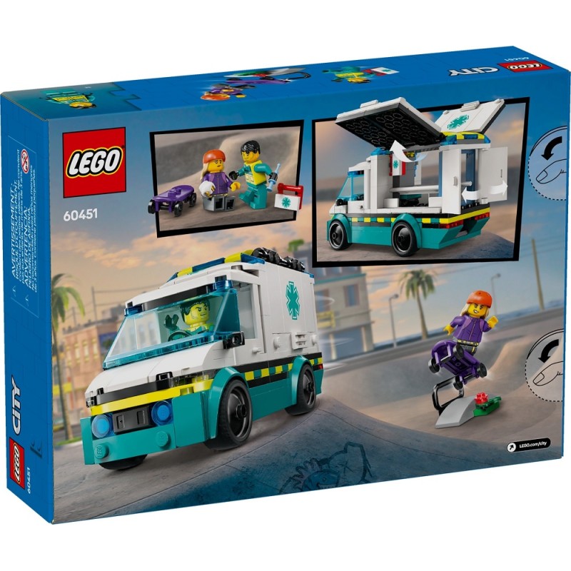 60451 Lego City Скорая помощь
