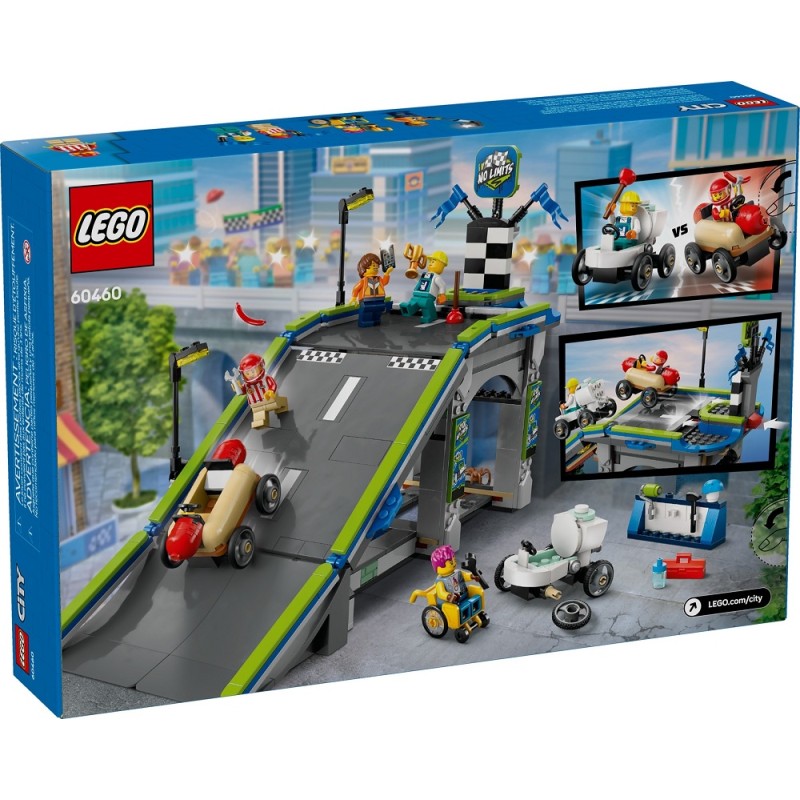 60460 Lego City Без ограничений: трасса с рампами для гоночных автомобилей