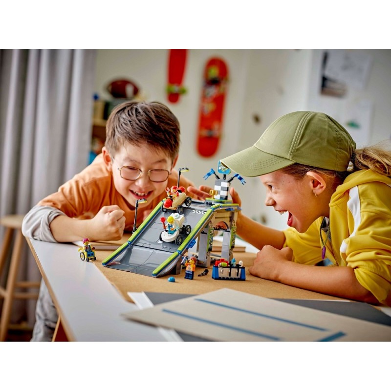 60460 Lego City Без ограничений: трасса с рампами для гоночных автомобилей