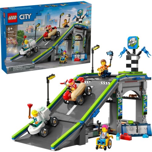 60460 Lego City Без ограничений: трасса с рампами для гоночных автомобилей