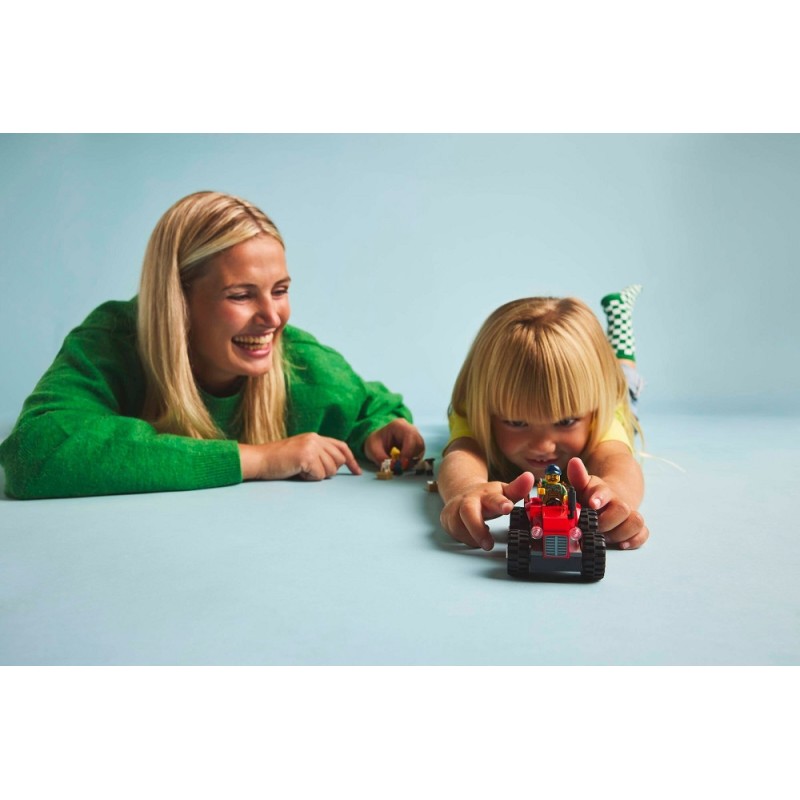 60461 Lego City Красный фермерский трактор с прицепом и овцами