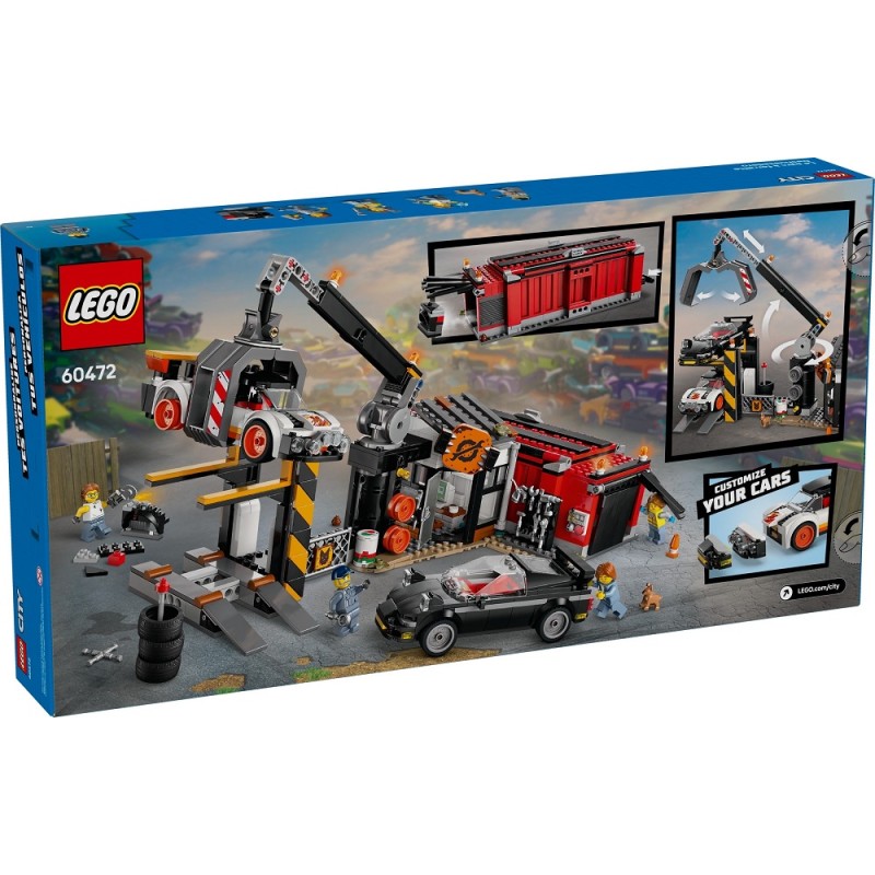 60472 Lego City Свалка с автомобилями
