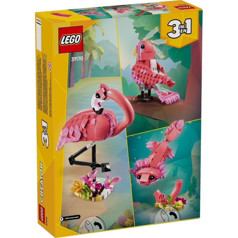 31170 Lego Creator Дикие животные: розовый фламинго