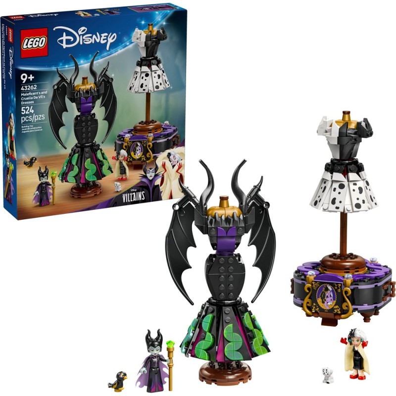43262 Lego Disney Платья Малефисенты и Круэллы Де Виль