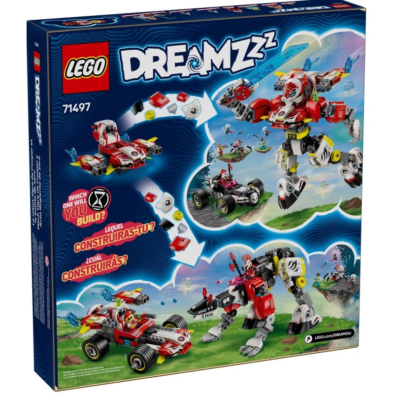 71497 Lego DREAMZzz Робот-тигр Купера и хот-род-кар Зеро