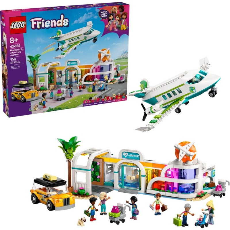 42656 Lego Friends Аэропорт Хартлейк-Сити и самолет