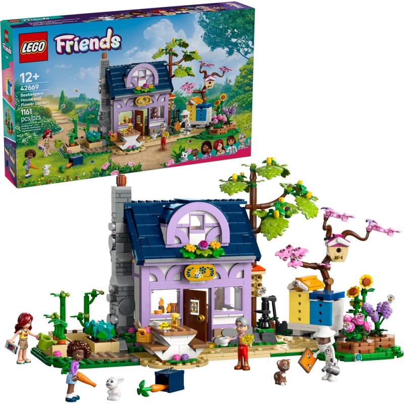 42669 Lego Friends Дом пчеловода и цветник