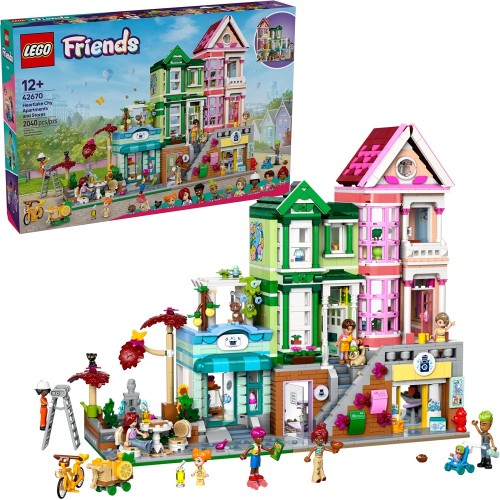 42670 Lego Friends Апартаменты и магазины Хартлейк Сити