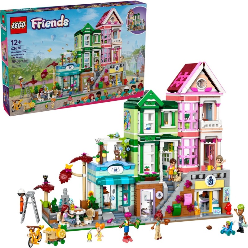 42670 Lego Friends Апартаменты и магазины Хартлейк Сити