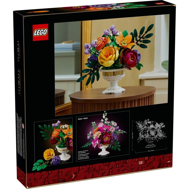 10345 Lego Цветочная композиция