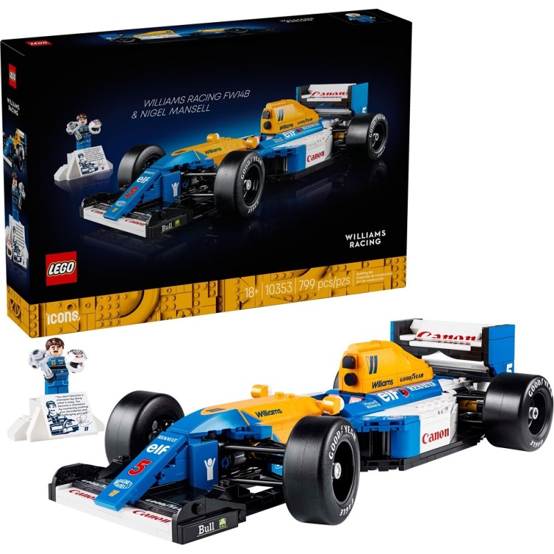 10353 Lego Icons Williams Racing FW14B i Nigel Mansell