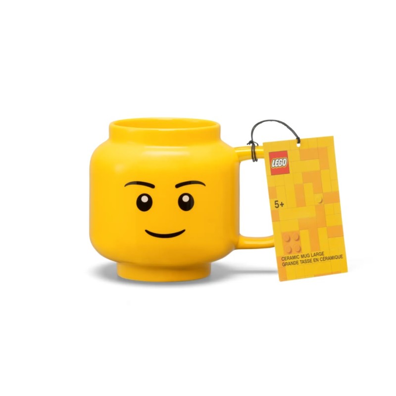 Керамическая кружка LEGO с забавным лицом