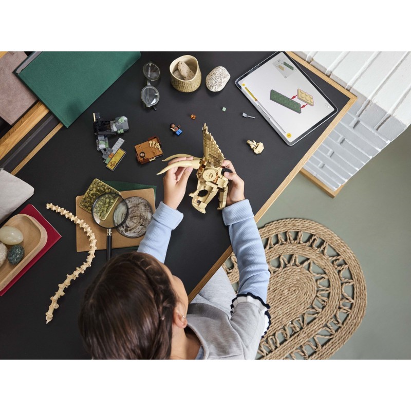 76969 Lego Jurassic World Окаменелости динозавров: череп трицератопса