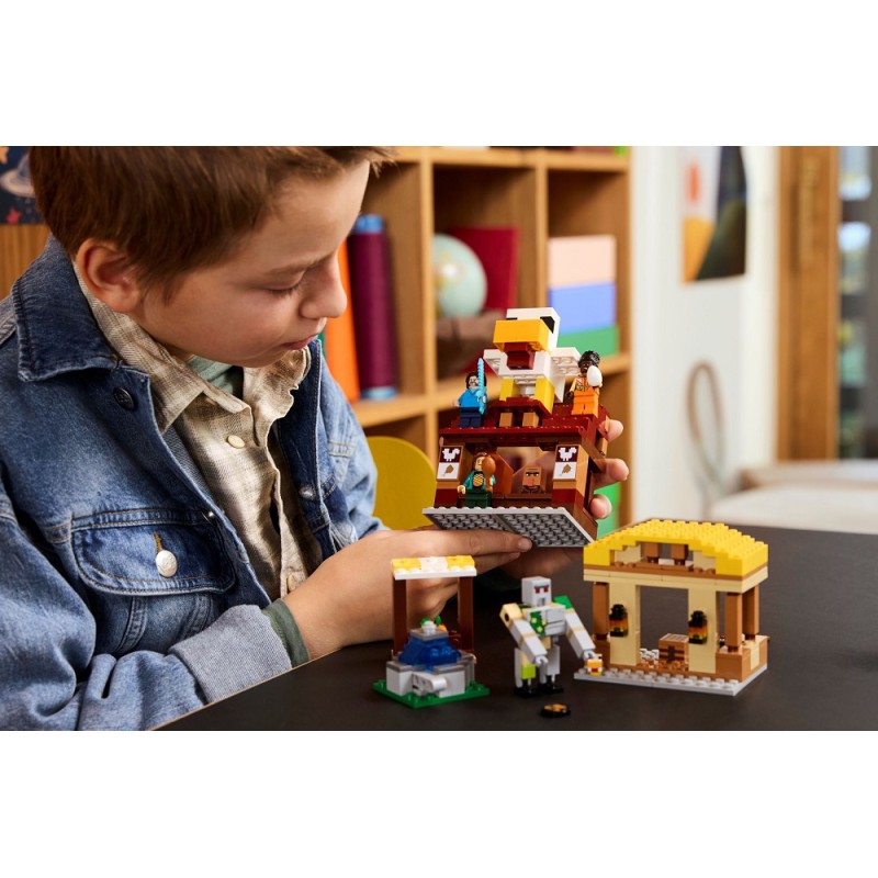 21273 Lego Minecraft Нападение на деревню воздушных шаров Гаста