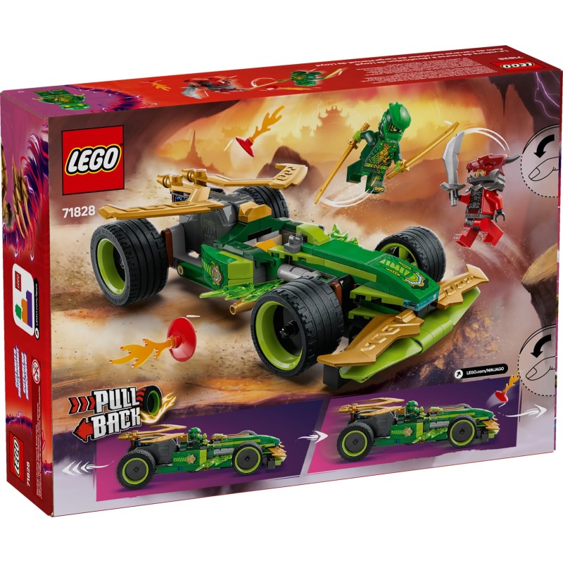 71828 Lego Ninjago Гоночный автомобиль Ллойда с инерционным двигателем