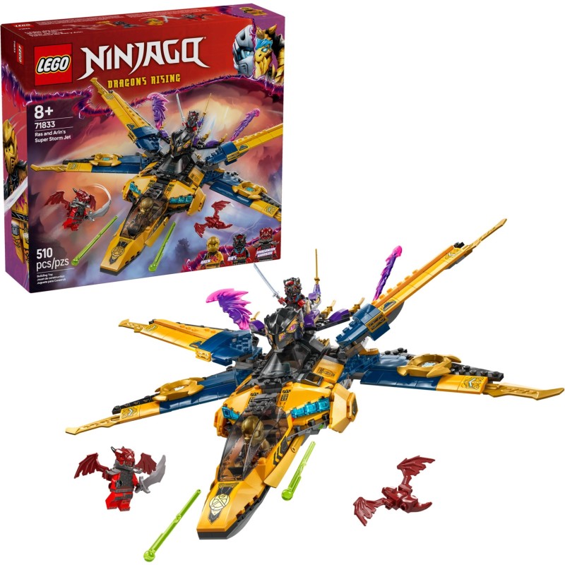 71833 Lego Ninjago Суперштормовой реактивный самолет Раса и Арина