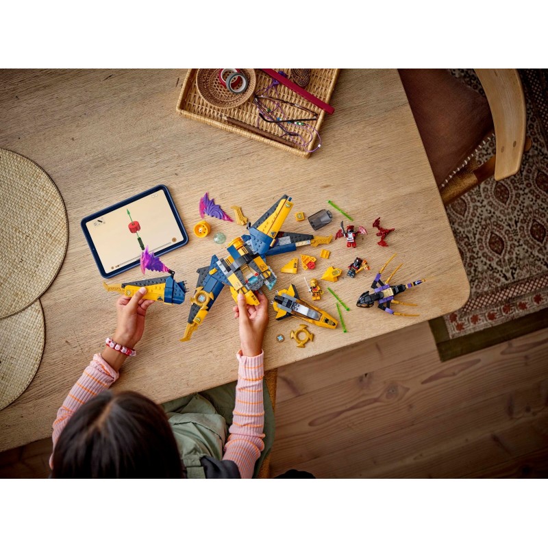 71833 Lego Ninjago Суперштормовой реактивный самолет Раса и Арина