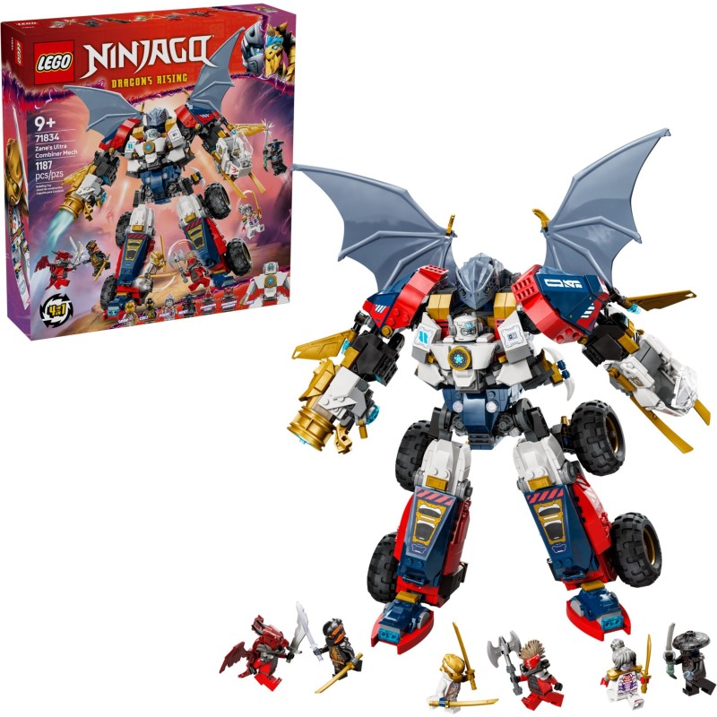 71834 Lego Ninjago Ультра комбо-робот Зейна 4 в 1