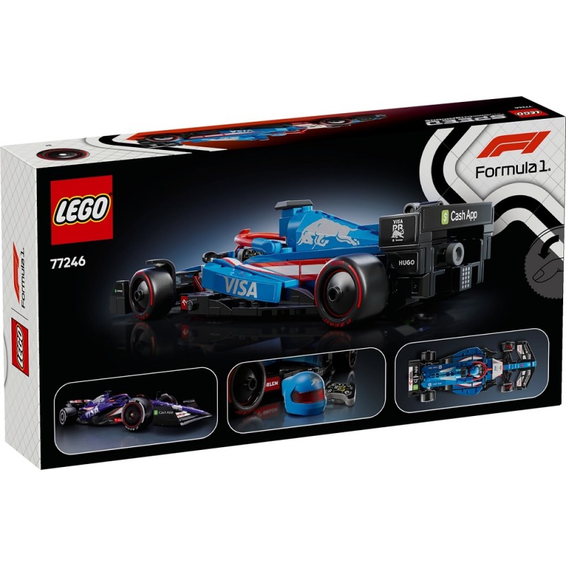 77246 LEGO Speed Champions Formula 1 Visa Cash App RB VCARB 01
